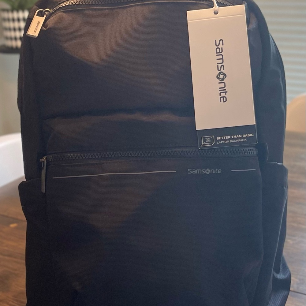 Samsonite Black Sleek Backpack for Business